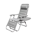 Adjustable Outdoor Reclining Chair with Cup Holders